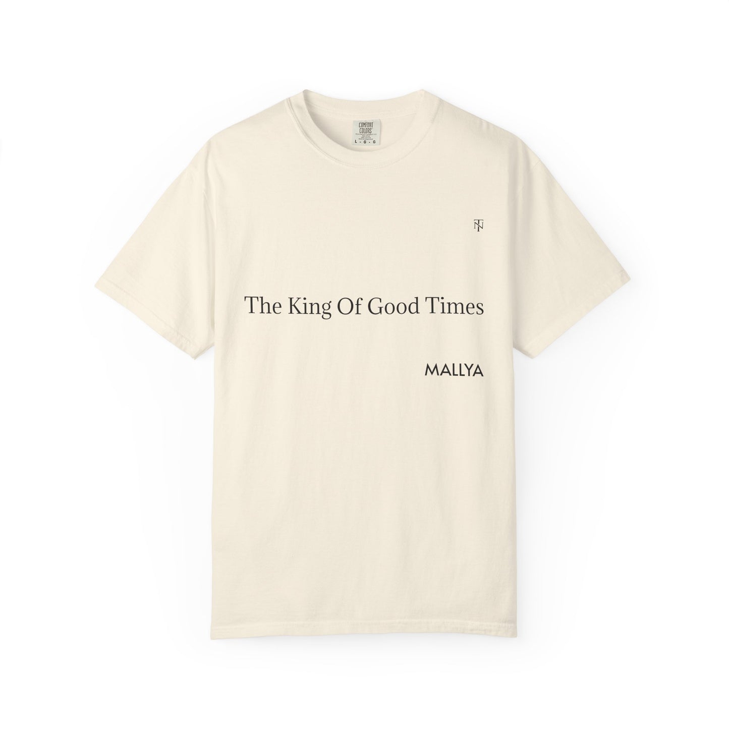 "Mr Mallya" Universal Fit | Comfort Garment-Dye Tee