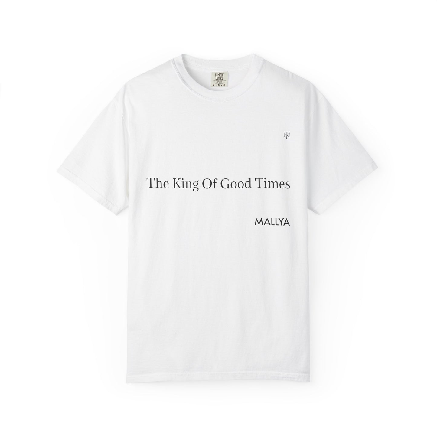 "Mr Mallya" Universal Fit | Comfort Garment-Dye Tee