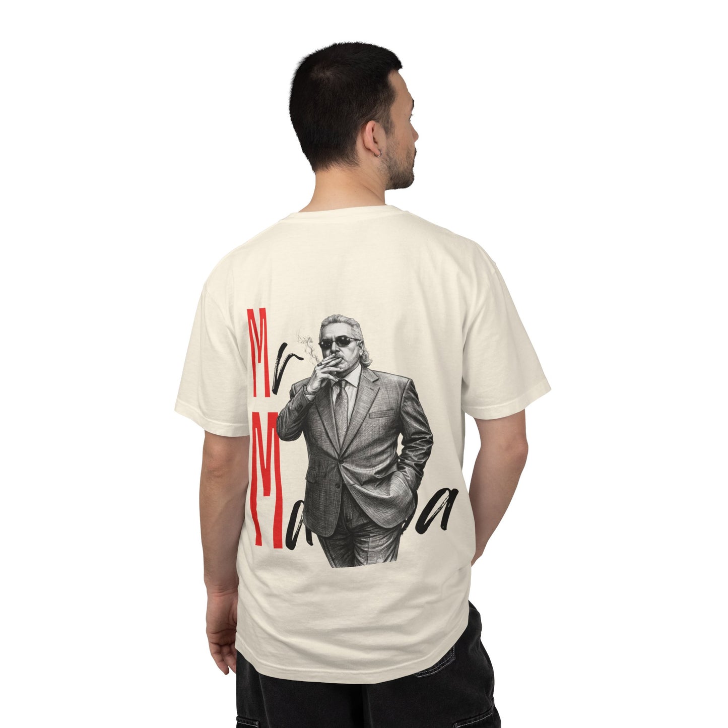 "Mr Mallya" Universal Fit | Comfort Garment-Dye Tee