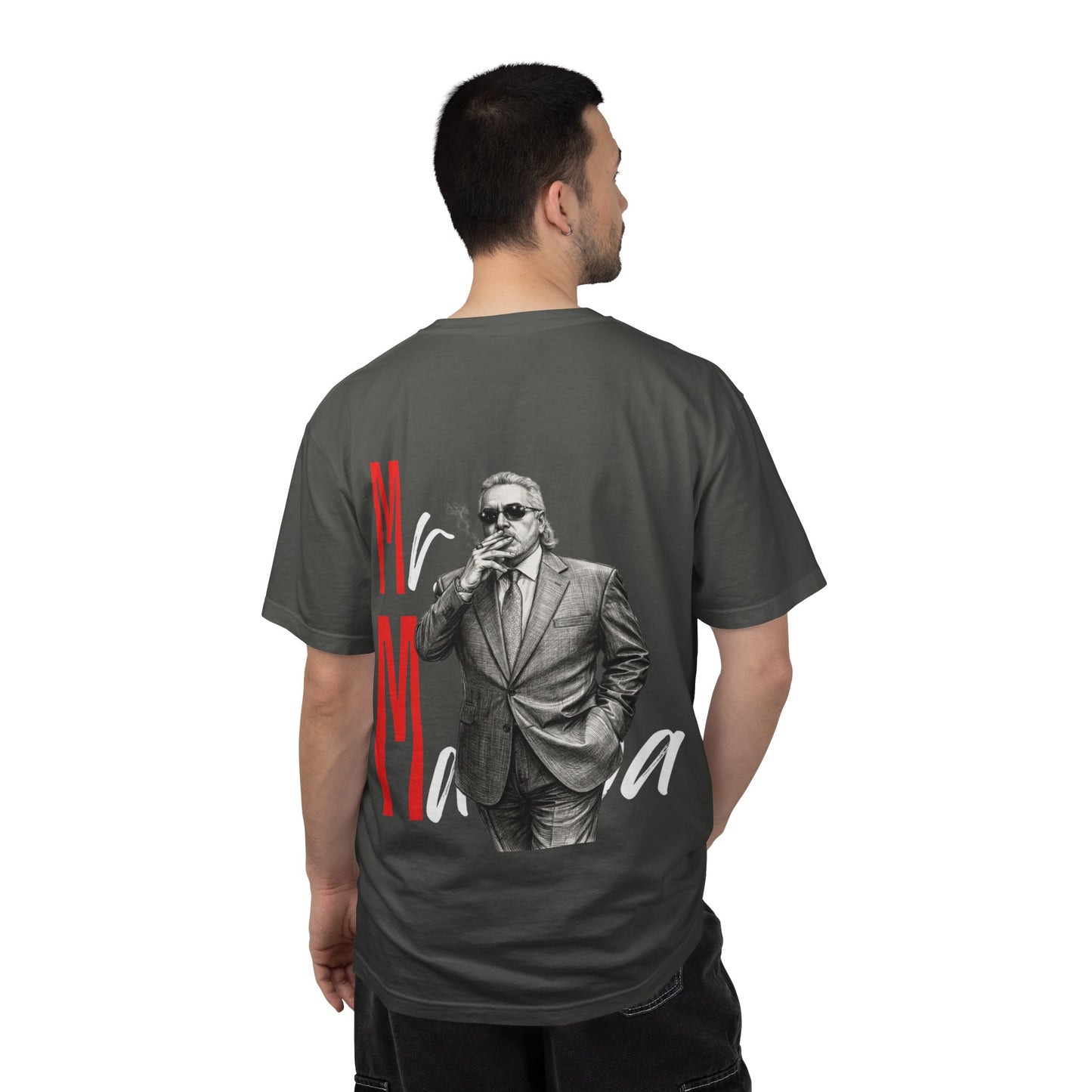 "Mr Mallya" Universal Fit | Comfort Garment-Dye Tee
