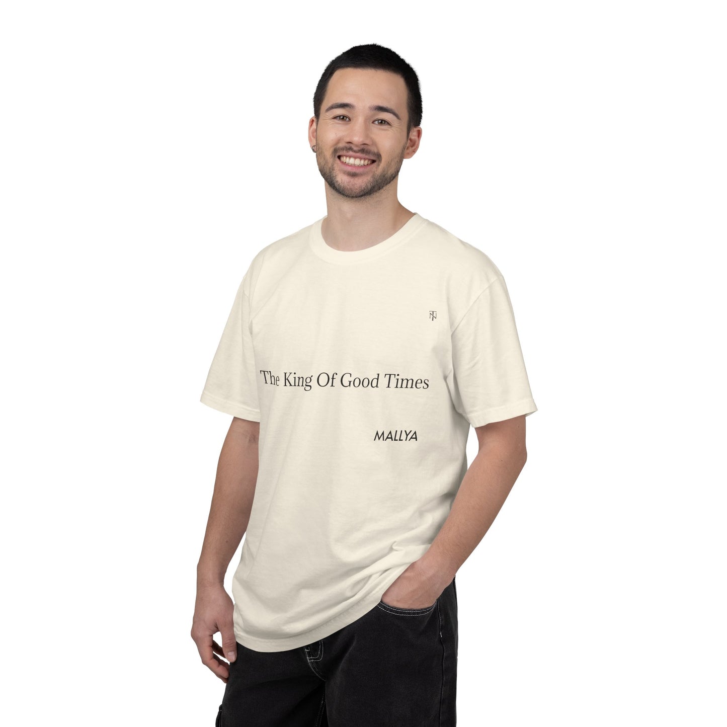 "Mr Mallya" Universal Fit | Comfort Garment-Dye Tee