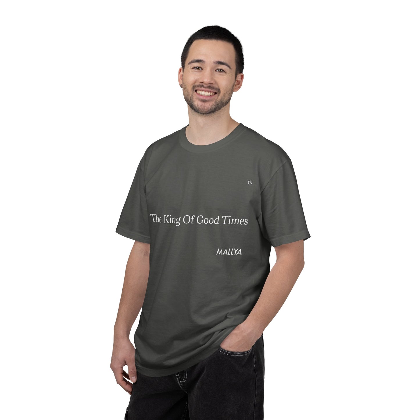 "Mr Mallya" Universal Fit | Comfort Garment-Dye Tee