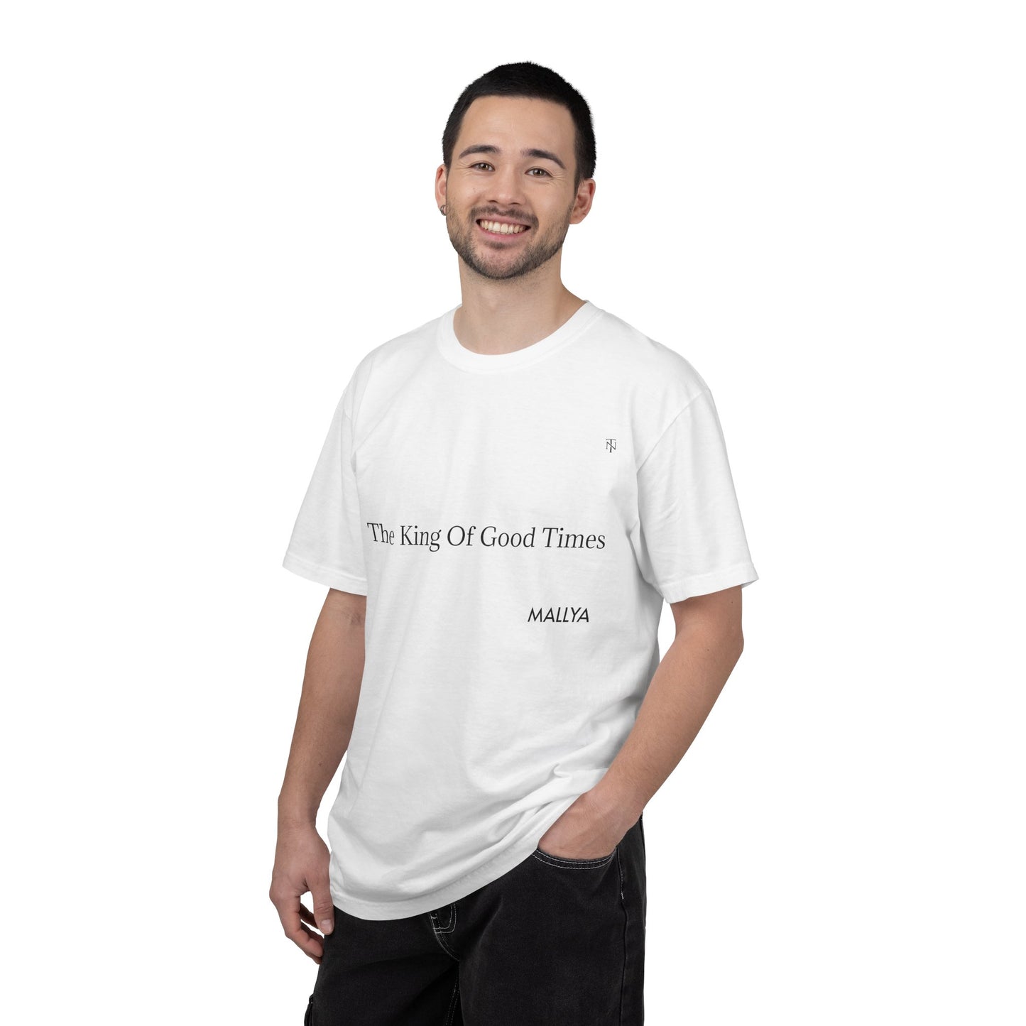 "Mr Mallya" Universal Fit | Comfort Garment-Dye Tee